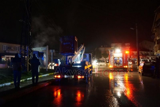 Trafo Yangını Korkuttu