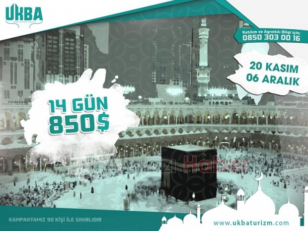UKBA TURİZM KAMPANYALI UMRE PROGRAMI