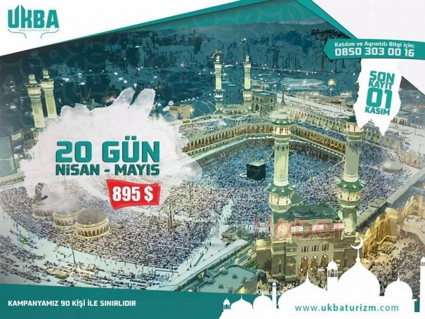 UKBA TURİZM KAMPANYALI UMRE PROGRAMI