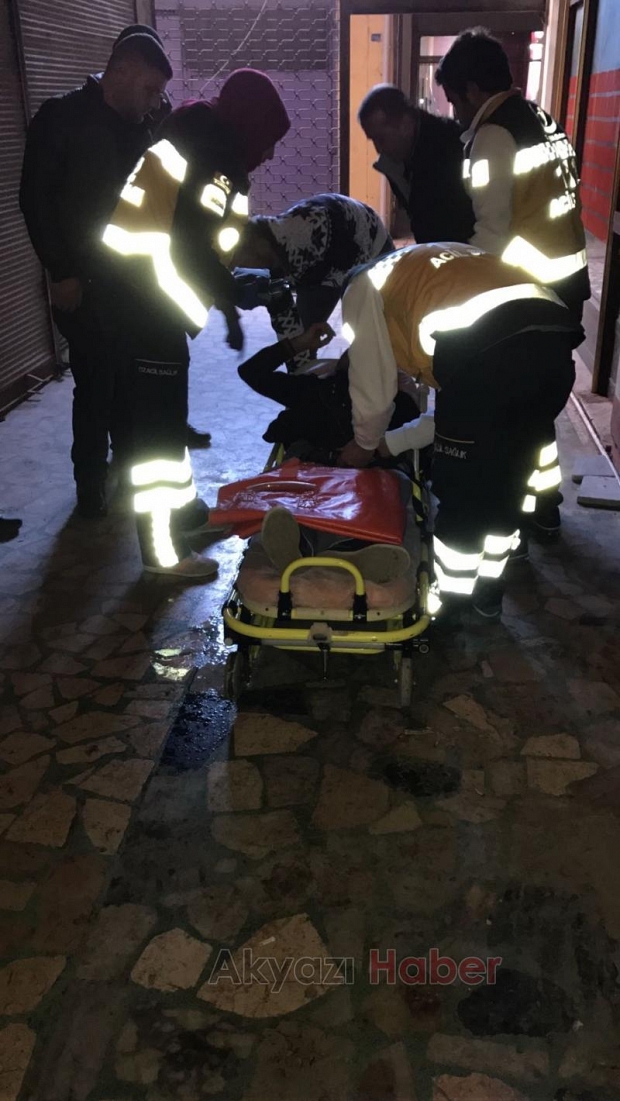  Uyuşturucu Madde Kullanan Adam Hastaneye Kaldırıldı