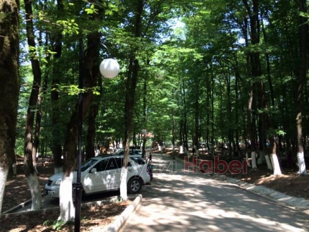 Vatandaş Tabiat Parkta Hizmetin Sefasını Sürüyor