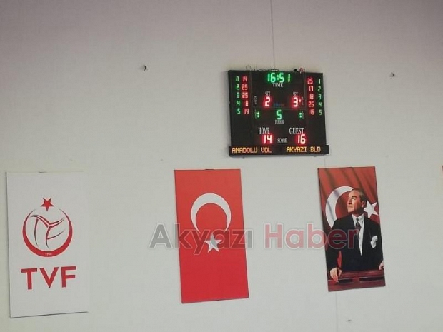 Voleybolda Akyazı Belediye spor Rüzgarı 