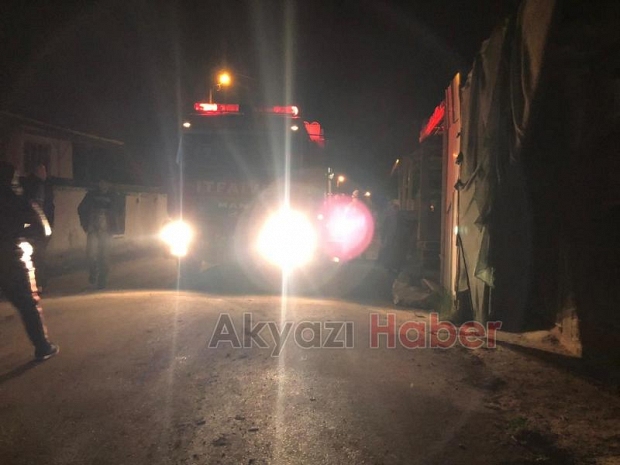 Yangın Mahallede Paniğe Sebep Oldu