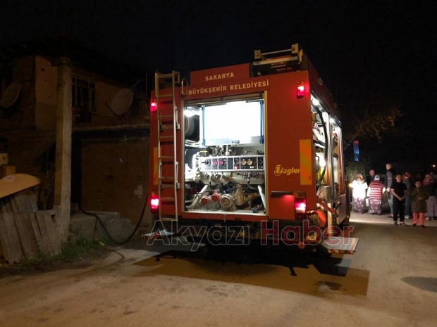 Yangın Mahallede Paniğe Sebep Oldu
