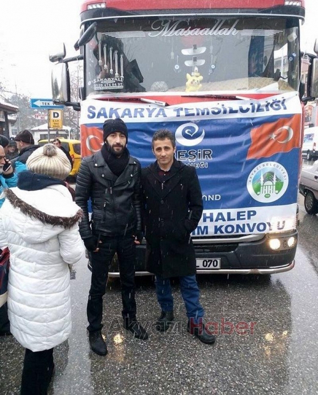 Yardım Tırları Yerine Ulaştı