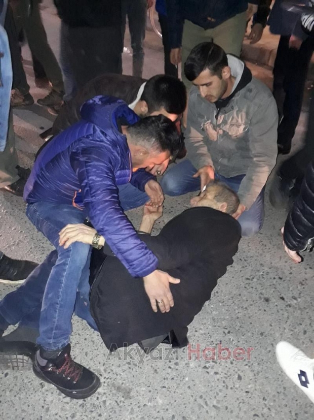 Yaşlı Adama Yaya geçidinde Araba Çarptı