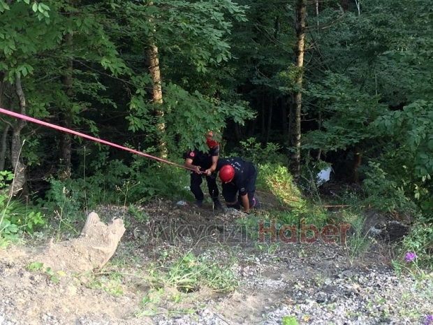 Yayla yolunda  Otomobil 100 metrelik uçuruma düştü