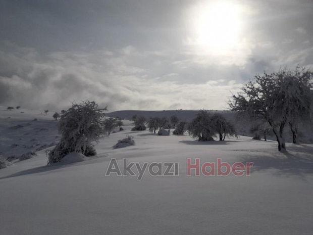 Yaylalardan Kar Manzaraları