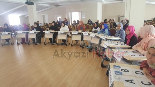 Yaz Kuran Kursları Bilgi Yarışmasında birinci Akyazıdan