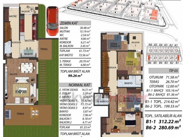 Yeni Bir Yaşam için Teras Park Evleri Hazır 