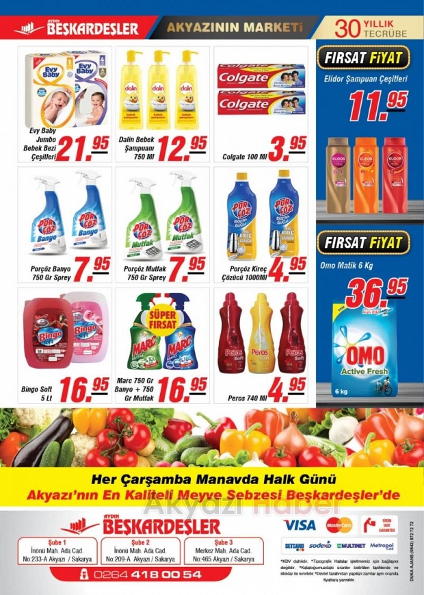 Yeni Yılda Dev İndirimler Beşkardeşlerde