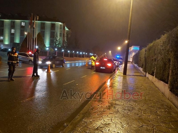 Yeni yılın ilk saatlerinde asayiş uygulaması yapıldı