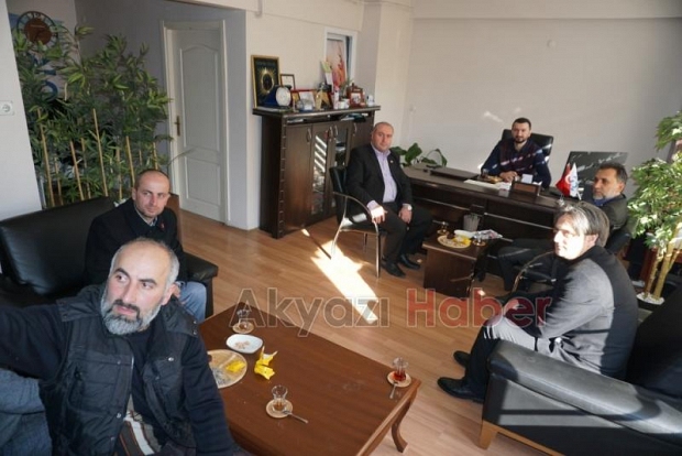 Yeniden Refah Partisinden Akyazı Haberi ziyaret etti