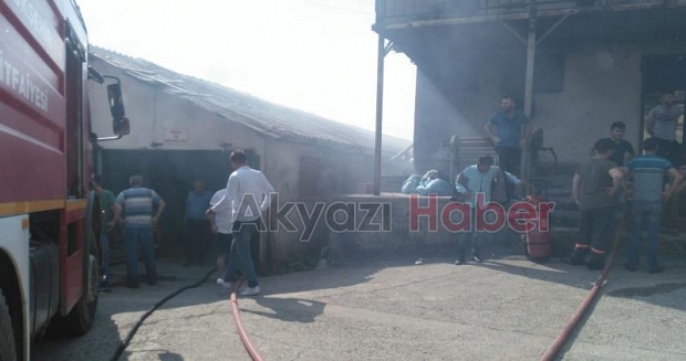 İş Yerinde Yangın Çıktı