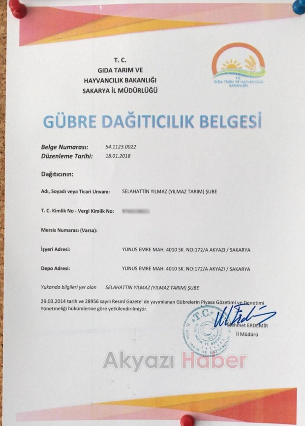 Yılmaz Tarım Ürünleri İnşaat ve Gübre Ticareti