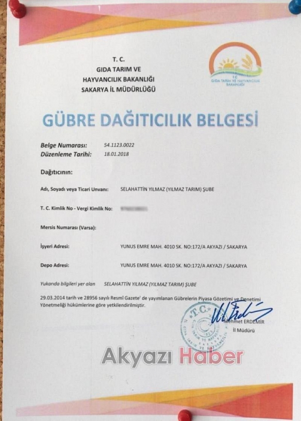 Yılmaz Tarım Ürünleri İnşaat ve Gübre Ticareti