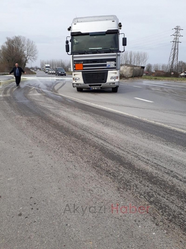 YÜKLÜ TANKER ORTA REFÜJE ÇIKARAK DEVRİLDİ 