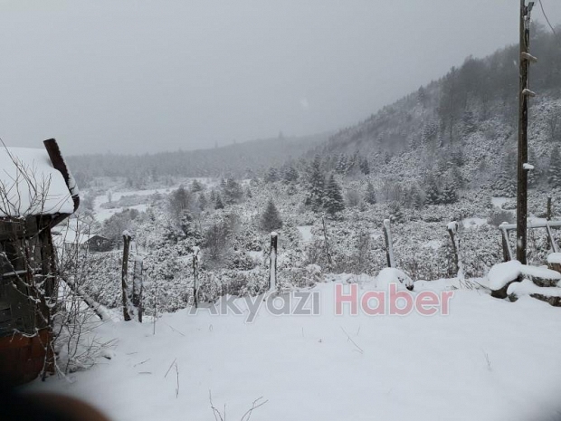 Yüksek Kesimlere Kar Yağışı Başladı
