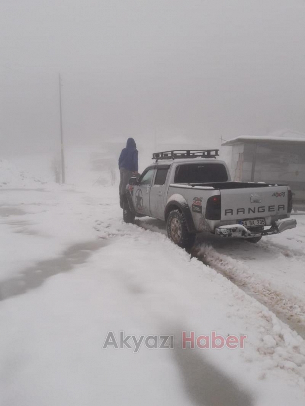 Yüksek Kesimlere Kar Yağışı Başladı