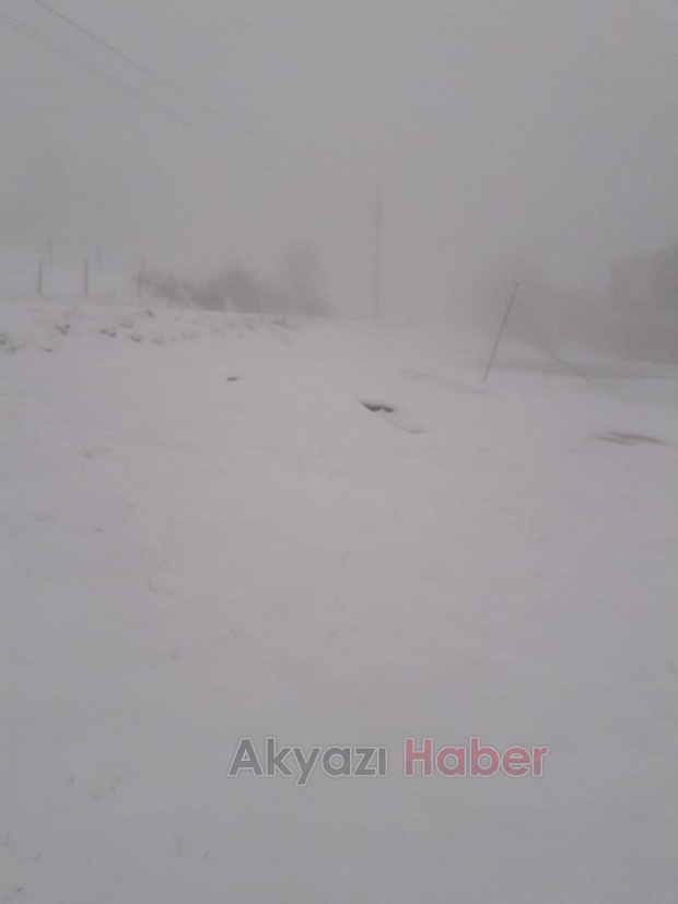 Yüksek Kesimlere Kar Yağışı Başladı