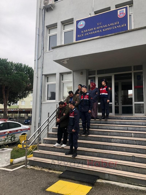 Yurt çapında aranan hırsızlık çetesi Akyazıda yakalandı