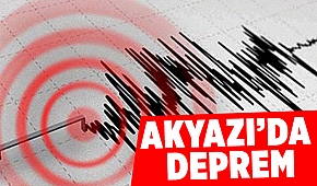 Akyazı'da 2.2 lik deprem