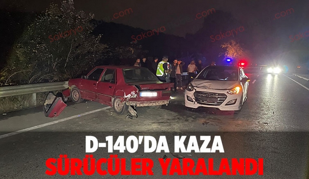 Akyazı'da kaza 2 yaralı