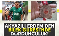 Akyazılı Erdem Yıldırım'dan derece