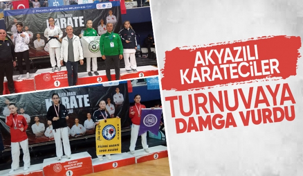 Akyazılı karatecilerden 2 altın madalya