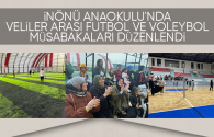İnönü Anaokulu’nda geleneksel futbol ve voleybol müsabakaları yapıldı