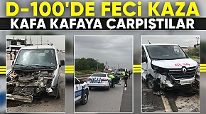 Kafa kafaya çarpıştılar 1 yaralı