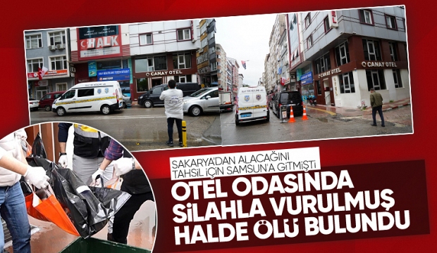 Otel odasında silahla vurulmuş halde ölü bulundu