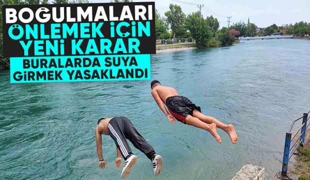 Sakarya'da göl, gölet ve akarsularda yüzmek yasaklandı