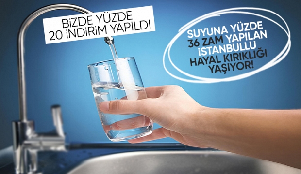 Suyu Melen'den alan İstanbullu suyu yüzde 36 zamlı tükececek