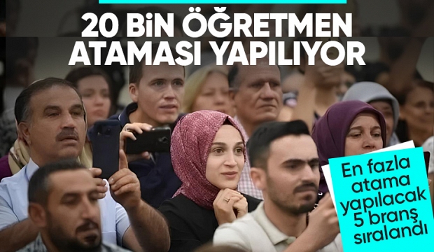 Yusuf Tekin açıkladı: Öğretmen atamalarında rakam belli oldu